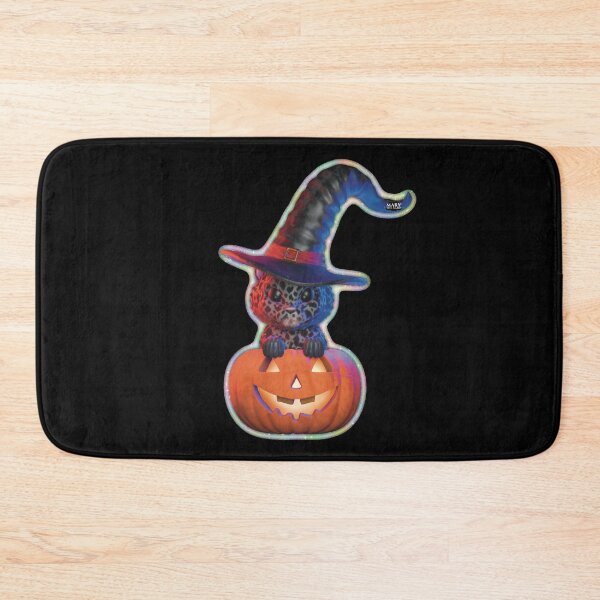 Item preview, Cute Black Cat With Witch Hat In Pumpkin designed and sold by Mary The Vamp.