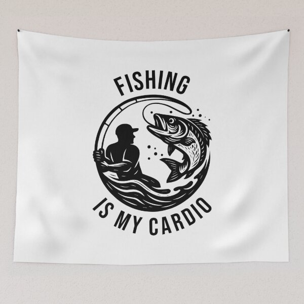 Item preview, Fishing is my cardio designed and sold by xndrlab.