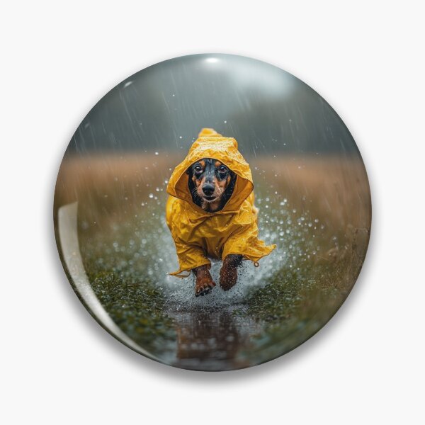 Item preview, Raining cats and dogs (dachshund art) designed and sold by Keljawa64.