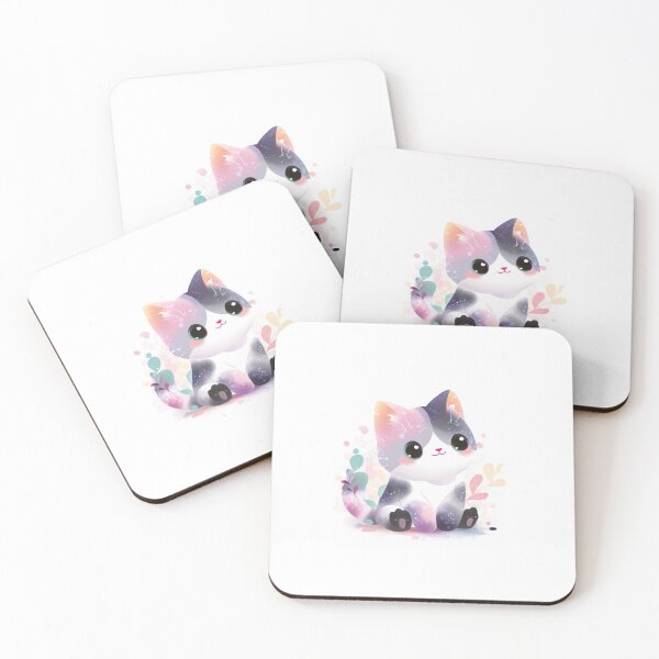 Item preview, Galaxy Whiskers – Cute Cosmic Cat Illustration designed and sold by KatsEmporium124.