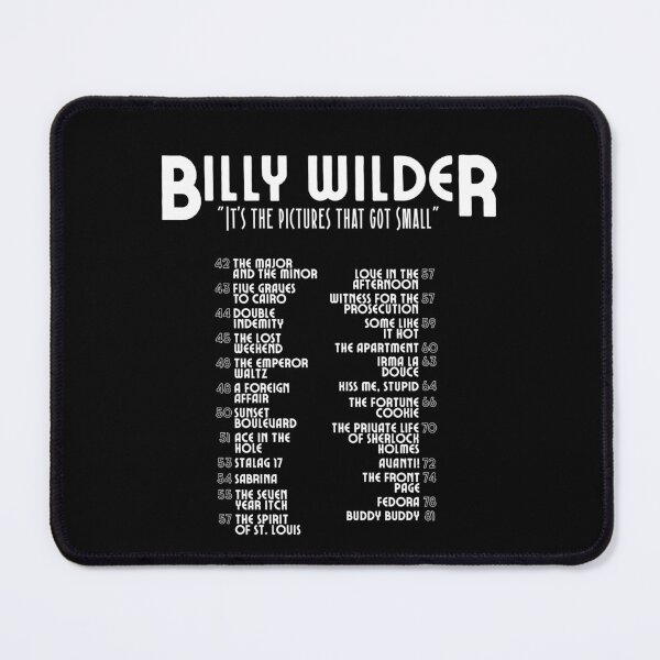 Item preview, Billy Wilder filmography designed and sold by jackbooks.