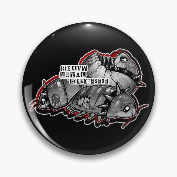Item preview, Black and White Isopod Roly Polies - Heavy Metal designed and sold by iduzarts.