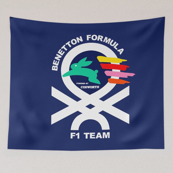 Item preview, Benetton F1 Team Shield Season 80's New Art  designed and sold by San Studios Co..