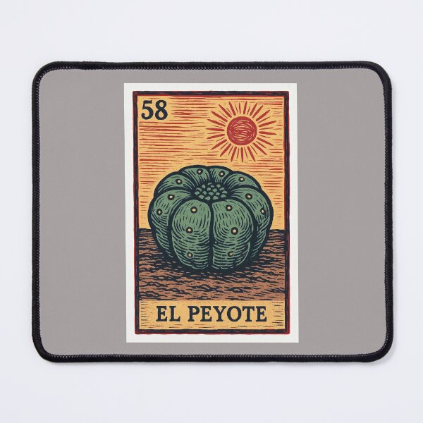 Item preview, Mexican Lottery Card 58 El Peyote designed and sold by retrographics.