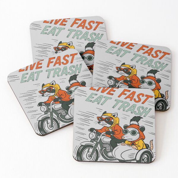 Item preview, Live Fast, Eat Trash designed and sold by VincentVGourds.