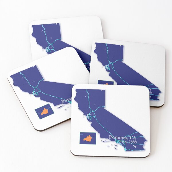 Item preview, Pomona, CA [Blue] designed and sold by PhilbonianDezin.