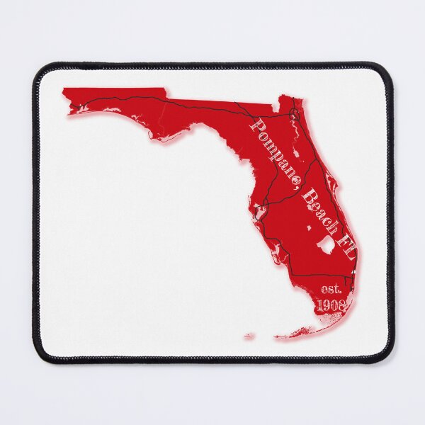 Item preview, Pompano Beach, FL [Red] designed and sold by PhilbonianDezin.