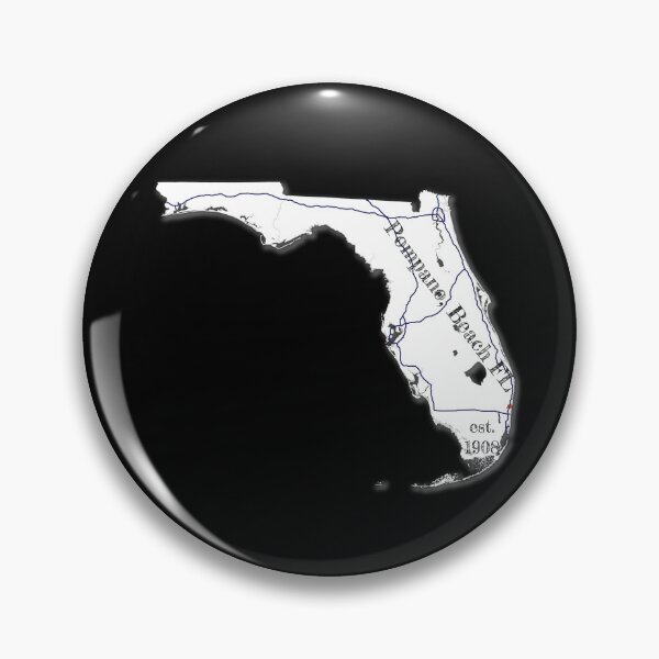 Artikelvorschau, Pompano Beach, FL [Weiß] entworfen und verkauft von PhilbonianDezin.