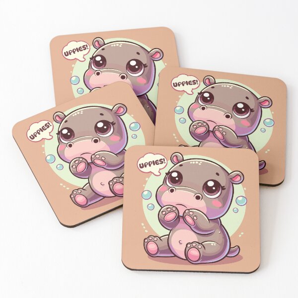 Item preview, Baby Hippo Wanting Uppies! designed and sold by Ghost on Toast.