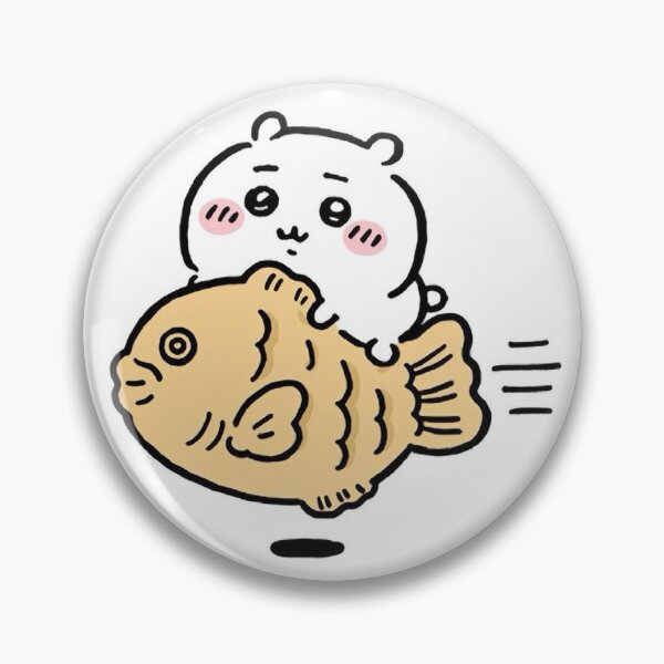 Item preview, Chiikawa Riding Taiyaki Fish designed and sold by hshssi.
