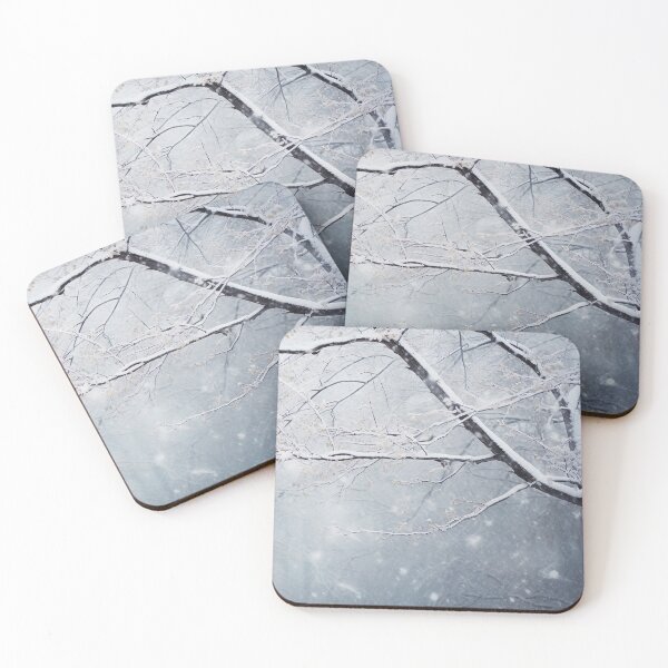 Item preview, Winter Tree Branches Covered in Snow 2 designed and sold by FlaskLab.