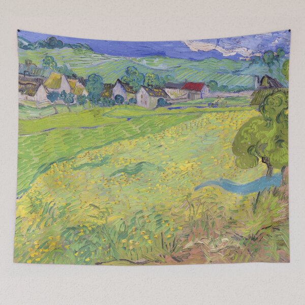 Item preview, View of Vessenots Near Auvers by Van Gogh  designed and sold by KAI-Studio.