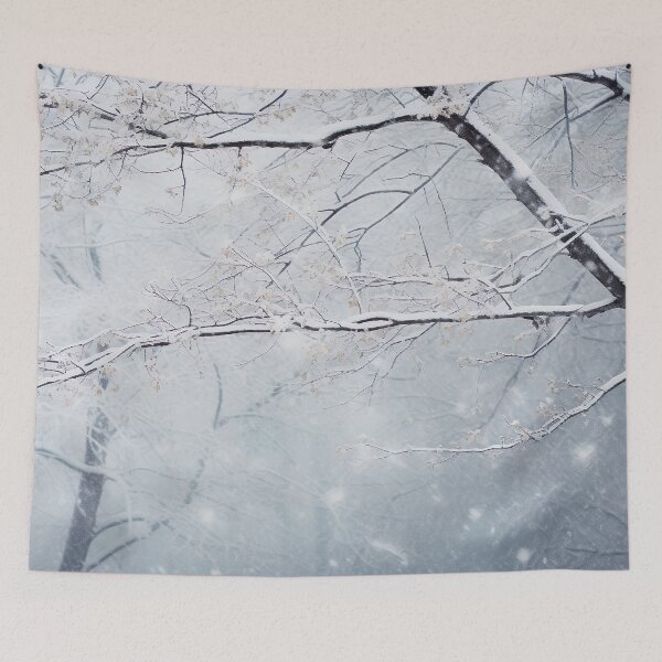 Item preview, Winter Tree Branches Covered in Snow 2 designed and sold by FlaskLab.