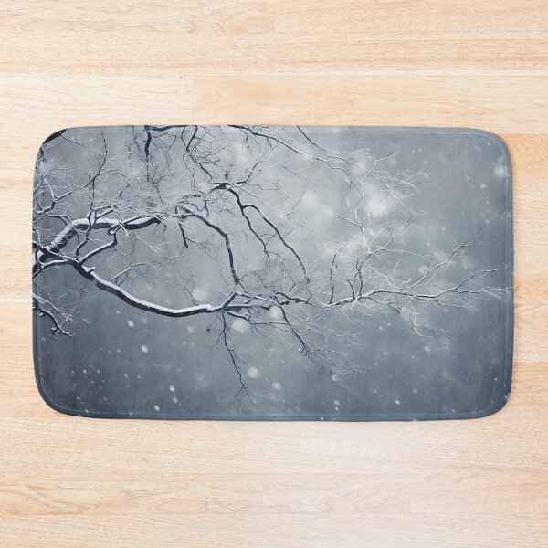 Item preview, Winter Tree Branches Covered in Snow 1 designed and sold by FlaskLab.