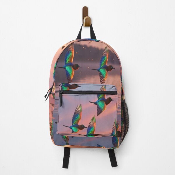 Item preview, Exotic Birds Kaleidoscope Over Sunset Lake Reflection designed and sold by Max Store.