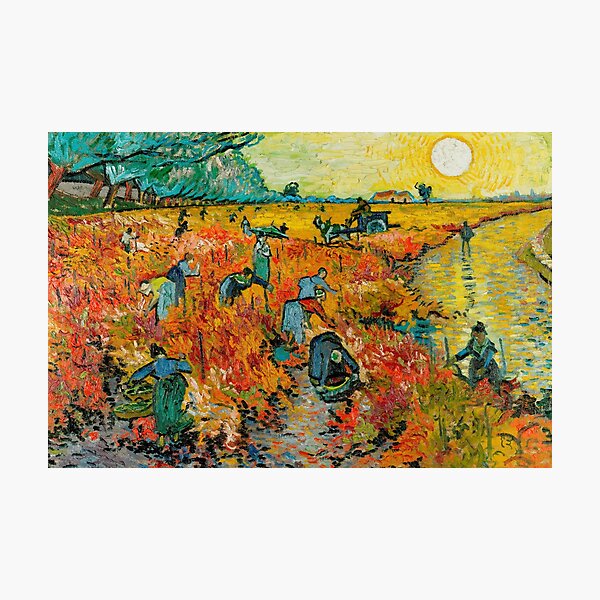 Item preview, The Red Vineyard by Van Gogh  designed and sold by KAI-Studio.
