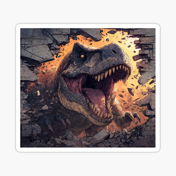 Item preview, T-Rex Rampage Jurassic Breakout designed and sold by legendaryskins.