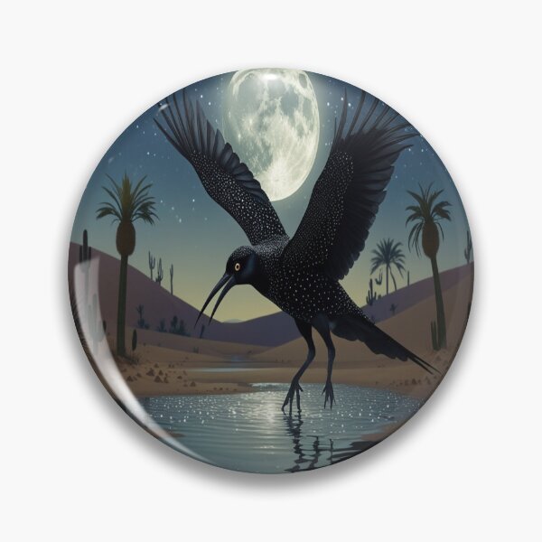 Item preview, Starlit Desert Bird Hunting at Moonlit Oasis designed and sold by Max Store.