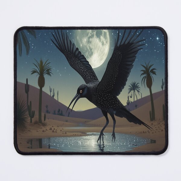 Item preview, Starlit Desert Bird Hunting at Moonlit Oasis designed and sold by Max Store.