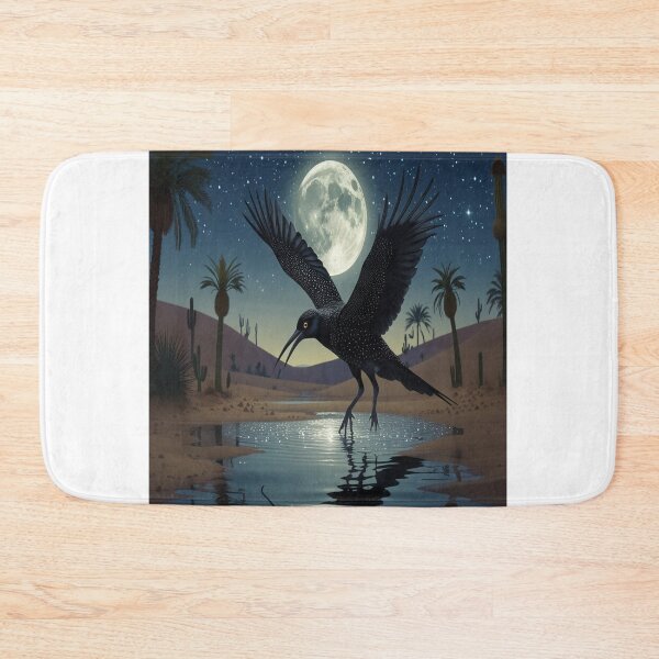 Item preview, Starlit Desert Bird Hunting at Moonlit Oasis designed and sold by Max Store.