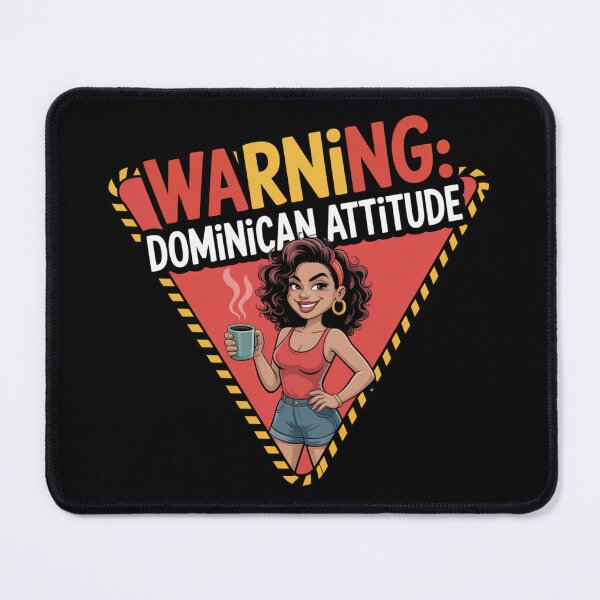 Item preview, Warning: Dominican Attitude Proud, Bold, Funny Dominican Republic Vibes designed and sold by Nzgiftsandmore.