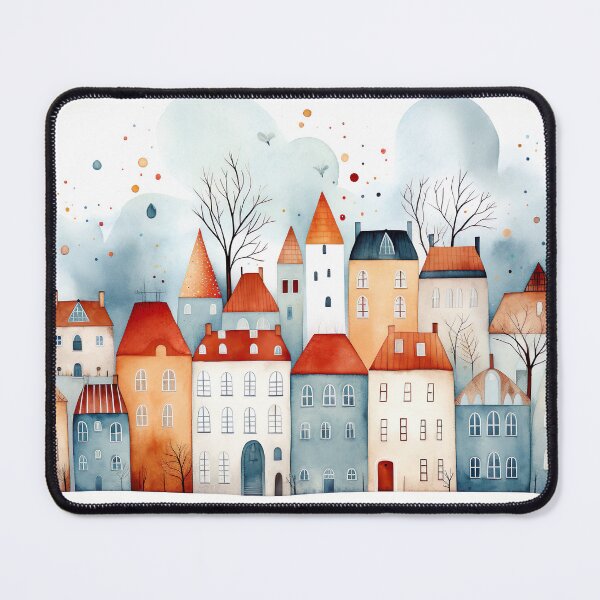 Item preview, A Nordic Town in Winter 1 designed and sold by FlaskLab.