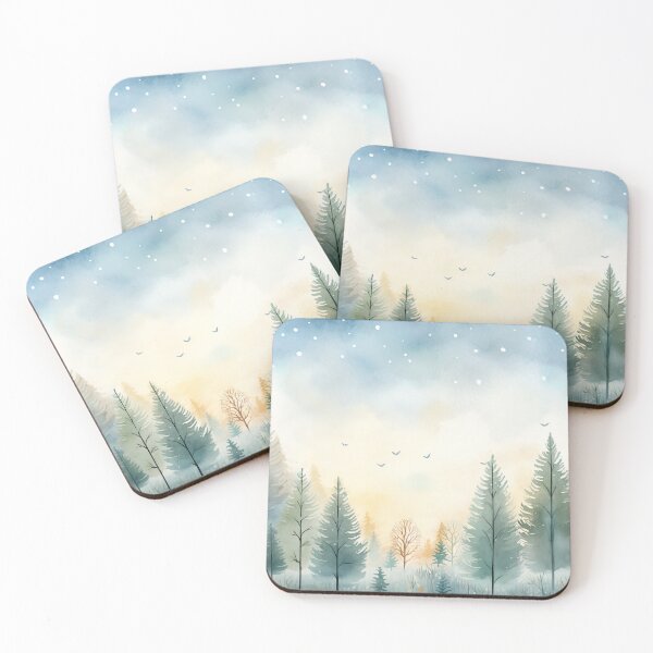 Item preview, Fir Woods in Winter 2 designed and sold by FlaskLab.
