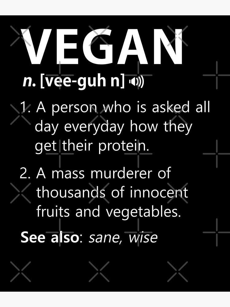 vegan-definition-funny-vegetarian-meaning-healthy-life-poster-for-sale-by-japaneseinkart