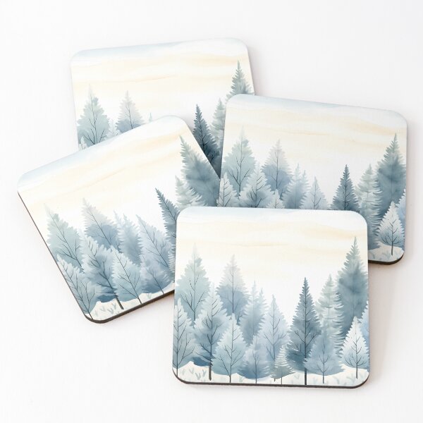 Item preview, Fir Woods in Winter 1 designed and sold by FlaskLab.