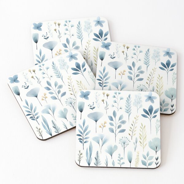 Item preview, Pastel Colored Wildflowers in Watercolor Style 3 designed and sold by FlaskLab.