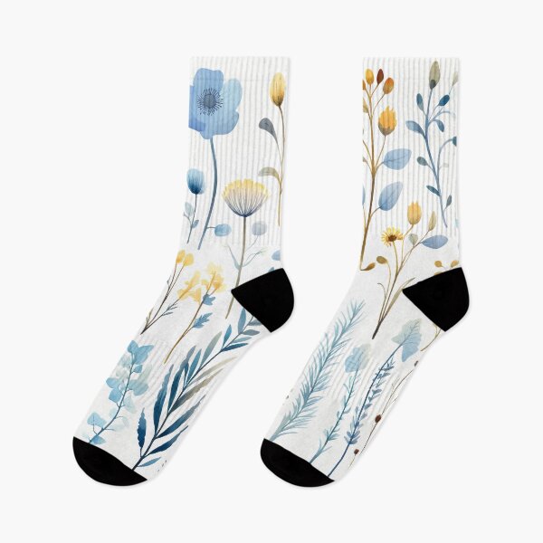 Item preview, Pastel Colored Wildflowers in Watercolor Style 2 designed and sold by FlaskLab.