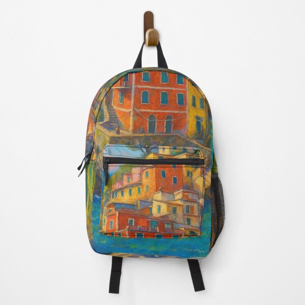 Item preview, Colorful village of Riomaggiore, Cinque Terre in Italy designed and sold by PopCultureAndStuff.