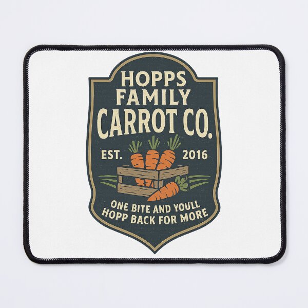 Item preview, Hopps Family Carrot Co. – Zootopia-Inspired Farm Stand Vintage Logo designed and sold by Zippitydodads.