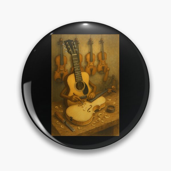 Item preview, The Luthier Guitar Violin Musician vibe designed and sold by Sarcastic designs.