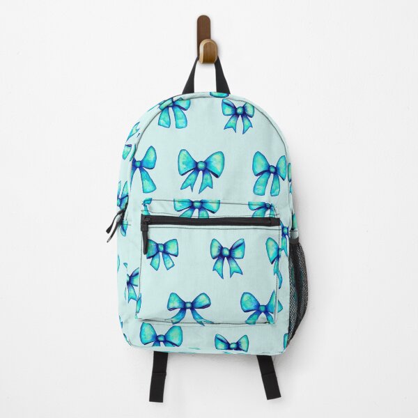 Item preview, Bows that don’t come undone. Soft ribbons, sweet watercolor... and a phrase with attitude: Knot Sorry. Because you don’t always have to apologize for shining. In sky blue. designed and sold by lulo-pez-art.