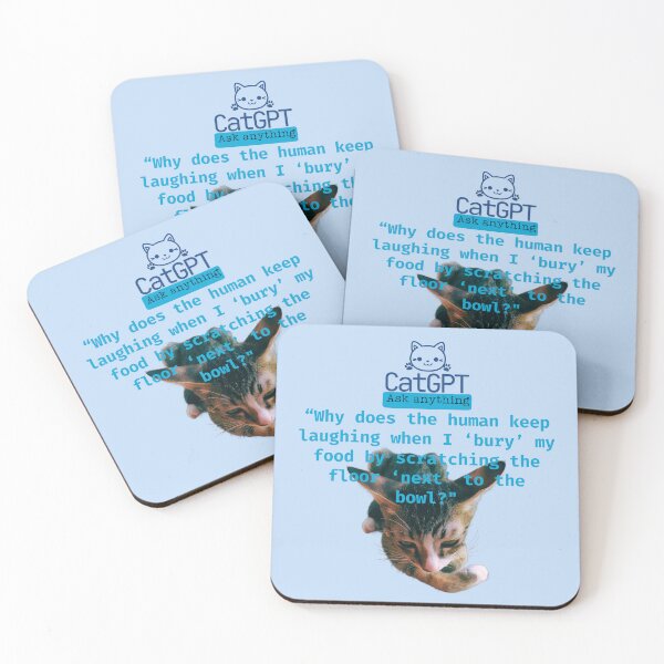 Item preview, CatGPT Ask Anything3 Why Does The Human Keep Laughing designed and sold by HappyHavenStu.