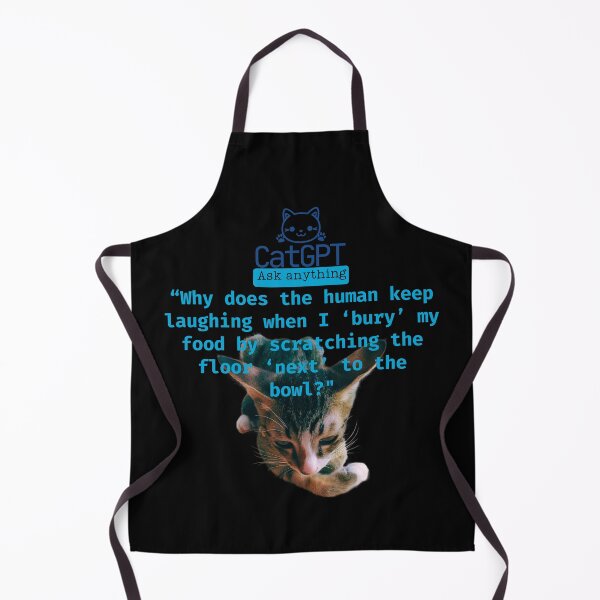 Item preview, CatGPT Ask Anything3 Why Does The Human Keep Laughing designed and sold by HappyHavenStu.