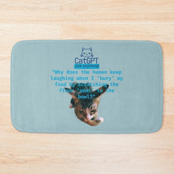 Item preview, CatGPT Ask Anything3 Why Does The Human Keep Laughing designed and sold by HappyHavenStu.