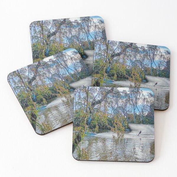 Item preview, Slalom Skiing on the Loddon River - Bridgewater, Victoria, Australia designed and sold by Steven Jodoin.