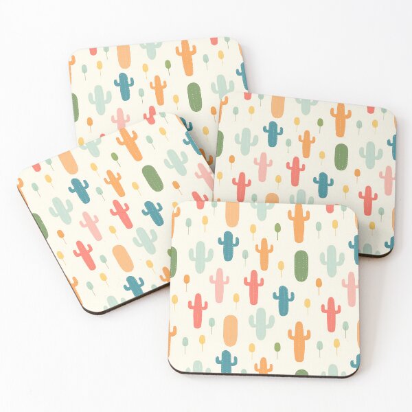 Item preview, Pastel Cactus Illustration designed and sold by FlaskLab.