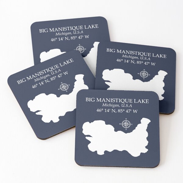 Item preview, Big Manistique Lake Michigan - Lake Life & Cottage designed and sold by Chilly Lizard.
