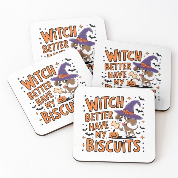 Item preview, Witch Better Have My Biscuits Funny Halloween Dog  designed and sold by CuteDesignables.
