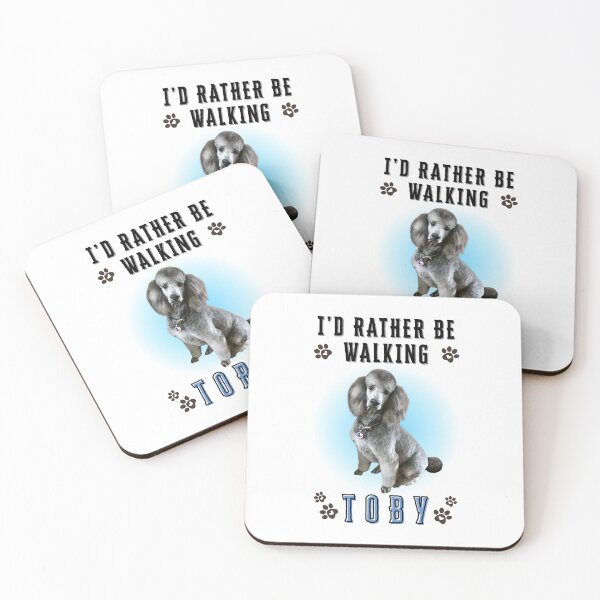 Item preview, Personalized - I'd Rather Be Walking Toby - Pawprints designed and sold by livingjoyfully.