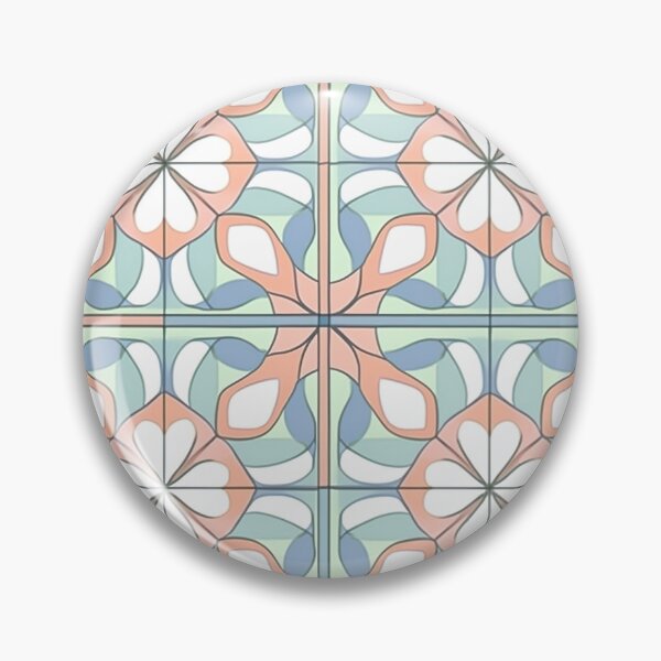 Item preview, pastel portuguese tile 15 designed and sold by FlaskLab.