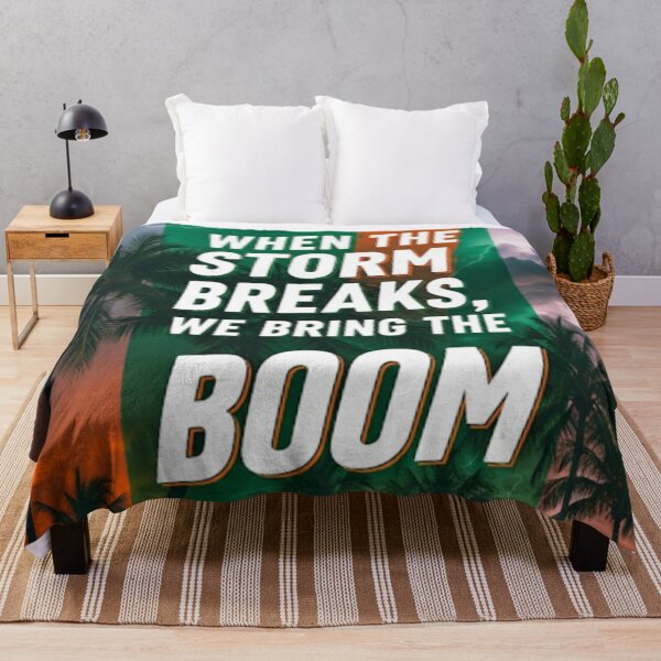 Item preview, College Poster: When the Storm Breaks, We Bring the Boom designed and sold by VarsityVibes.