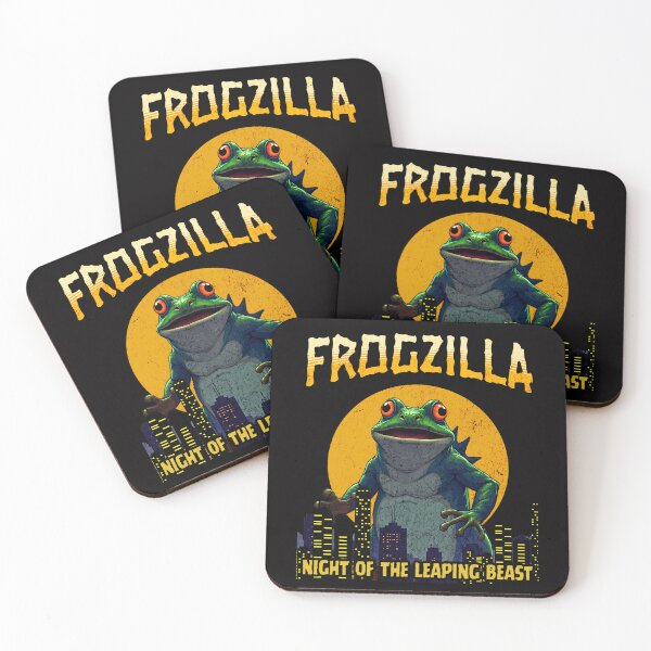 Item preview, Frogzilla Monster Shirt, Night of the Leaping Beast Tee designed and sold by Teeshart.