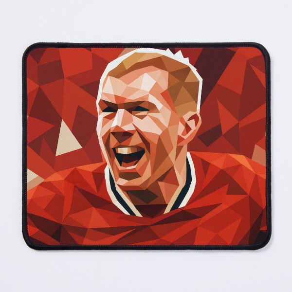 Item preview, Paul Scholes Football Legend Low Poly Vector Art designed and sold by kakarikihill.