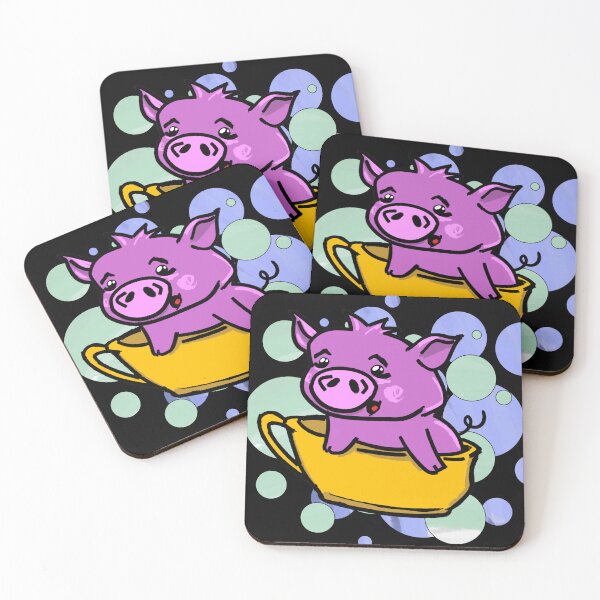 Item preview, Pig in a teacup designed and sold by Goblinbucket by Selben.