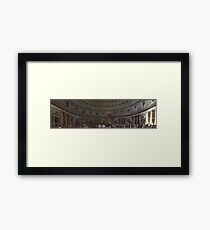 Inside the Pantheon Framed Print