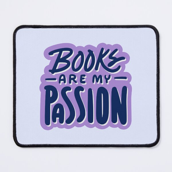 Item preview, books are my passion designed and sold by Neadoodles.
